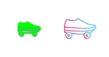 diseño de icono de patines vector