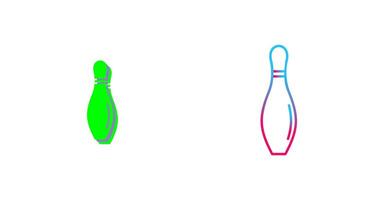 Bowling Pin Icon Design vector