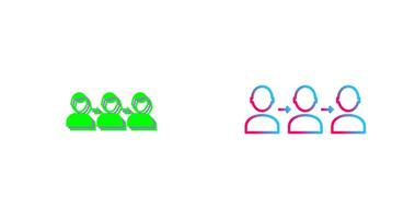 Unique Link Icon Design vector