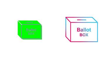 Ballot Box Icon Design vector