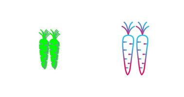 Carrots Icon Design vector