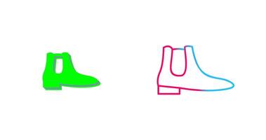 Men's Boots Icon Design vector