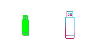 USB Drive Icon Design vector