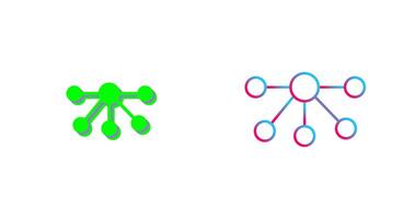 Nodes Icon Design vector