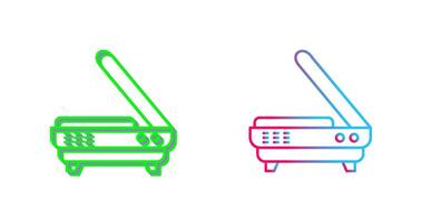 Scanner Icon Design vector