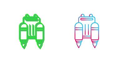 Jetpack Icon Design vector