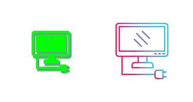 Monitor Icon Design vector