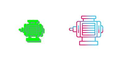 ELectric Motor Icon Design vector