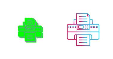 Printer Icon Design vector