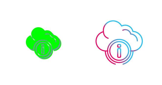 Cloud Computing Icon Design vector