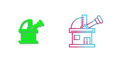 Observatory Icon Design vector