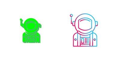 Astronaut Icon Design vector