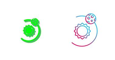 Orbit Icon Design vector