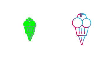 Ice cream Icon Design vector