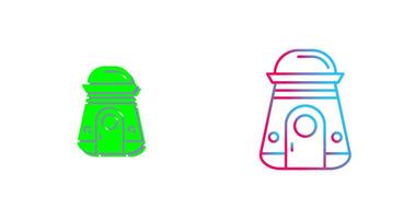 Space Capsule Icon Design vector