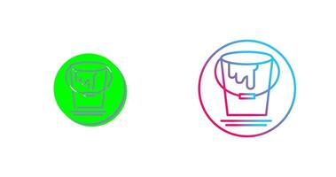 Paint Bucket Icon Design vector