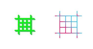 Square Layout Icon Design vector