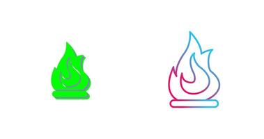 diseño de icono de fuego vector