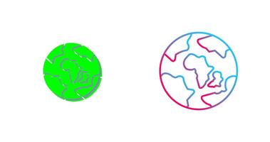 Earth Icon Design vector