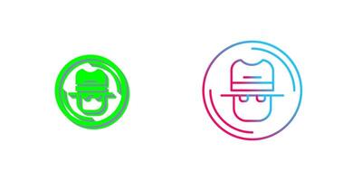 Spy Icon Design vector