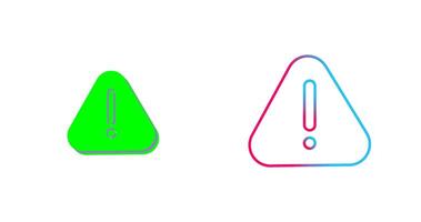 Warning Icon Design vector