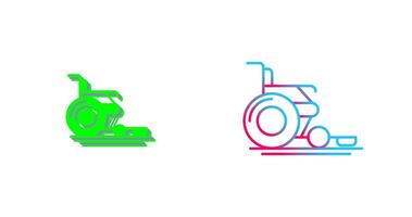 Wheel Chair Icon Design vector