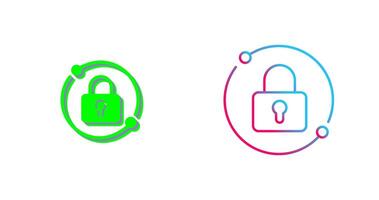 Pad Lock Icon Design vector