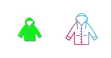 impermeable icono diseño vector