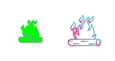 Bonfire Icon Design vector