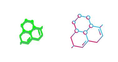 Molecule Icon Design vector