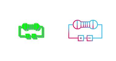 Resistor Icon Design vector