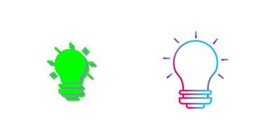 Light Bulb Icon Design vector