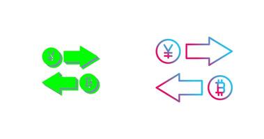 Exchange Icon Design vector