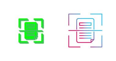 Scan Icon Design vector