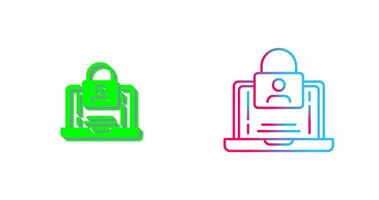 Authentication Icon Design vector