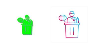 Debate Icon Design vector