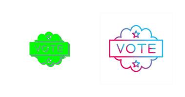 Vote Icon Design vector