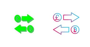 Exchange Icon Design vector