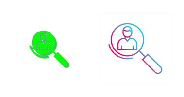 Magnifier Icon Design vector