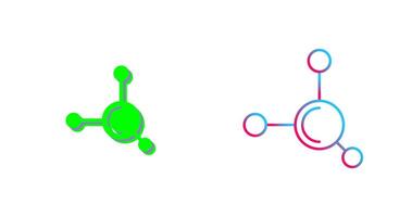 Molecule Icon Design vector