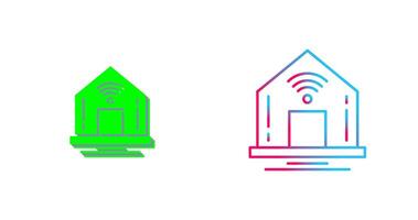 Smart Home Icon Design vector