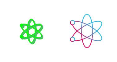 Atom Icon Design vector