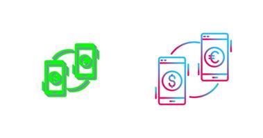 Exchange Icon Design vector