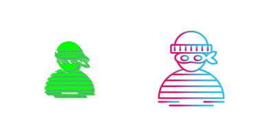 Thief Icon Design vector