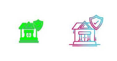 House Protection Icon Design vector