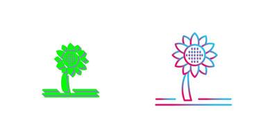 Sunflower Icon Design vector