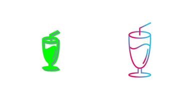 Milkshake Icon Design vector