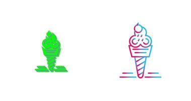 Ice Cream Icon Design vector