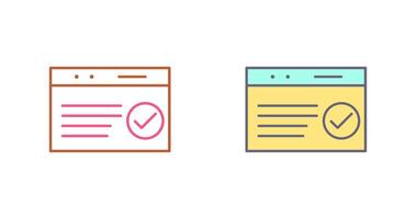 Unique QC Passed Icon Design vector