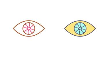 Unique Eye Icon Design vector